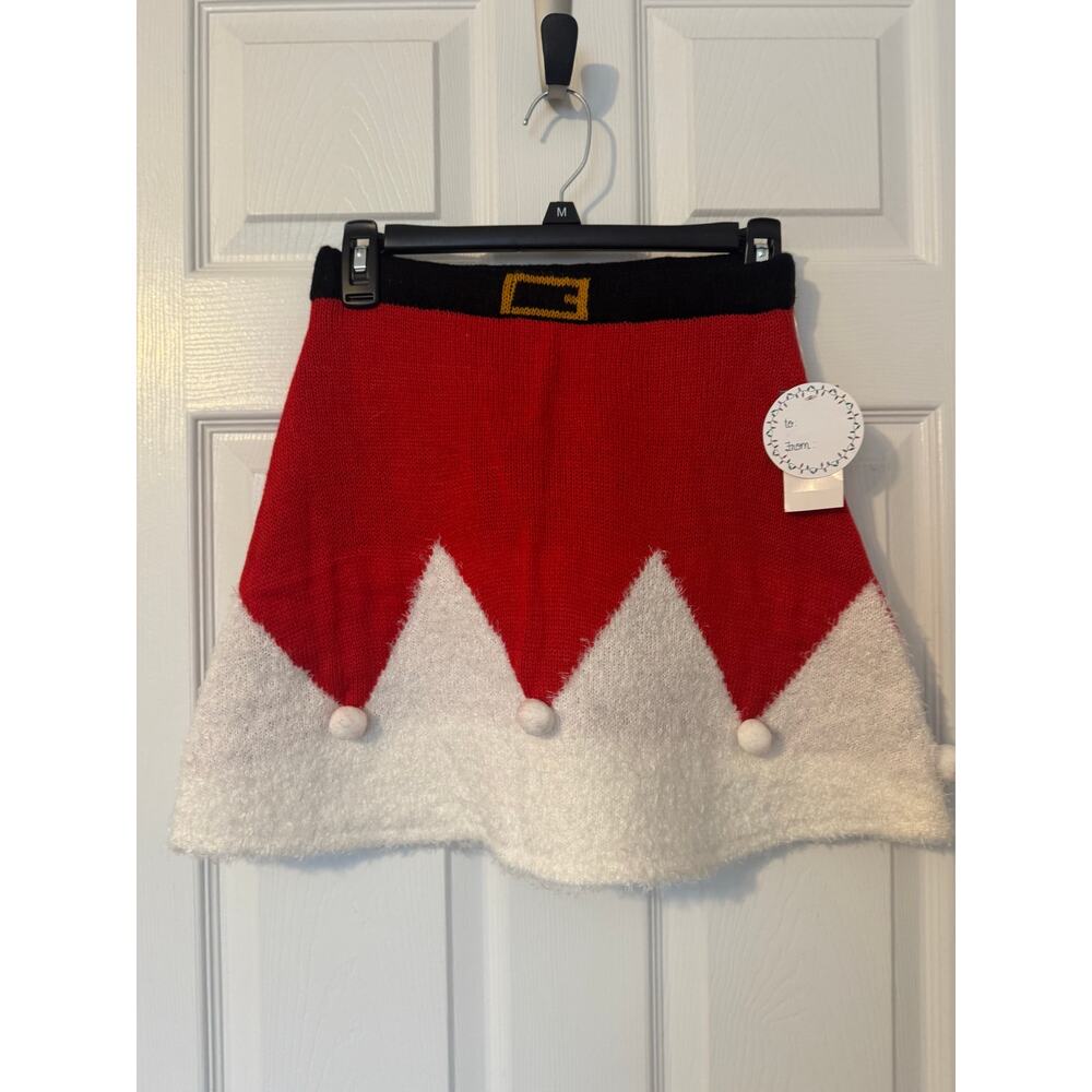 NWT Christmas Mrs. Clause Sweater Skirt Festive Holiday Party Sz: Small